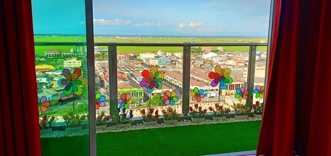 Windmill Sunrise Paddyview Homestay Sekinchan Exterior foto